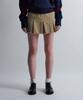 MOONSUN Essential_Mss Pleats Mini Skirt [Beige]