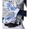 UNDER ARMOUR UA Clean Up Pro Batting Gloves 6001312 White Royal Metallic Gold Size S Pair