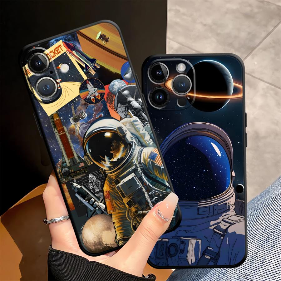 Cool Astronaut Case for Apple iPhone 17 Pro Max XR XS MAX 13 12 15 Pro 7 8 11 16 Air 14 Funda Phone Cover