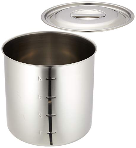 EBM 18-8 Kitchen Pot/Stock Pot, 18cm, Handleless