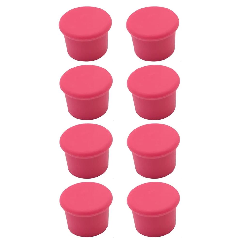 8Pcs Reusable Wine Bottle Stopper Silicone Wine Stopper Beer Champagne Stoppers Wine Corks for Glass Bottles Keep Wine Fresh 5