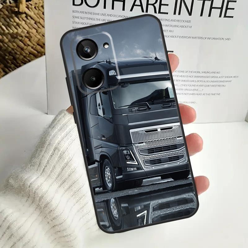 Cool Heavy Truck Car For Realme 12 Pro Plus 11 10 9 C67 C55 C53 C35 C33 C30 C25s C21Y C15 GT3 GT5 GT Neo 5 Case