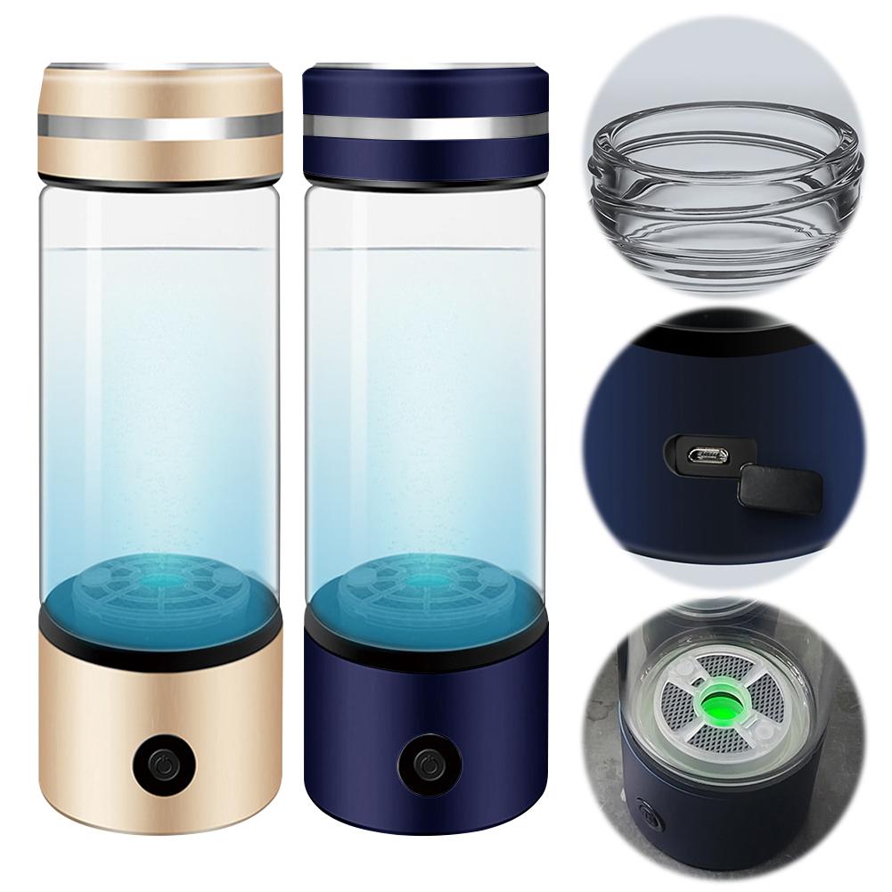 330ml Waterstofrijk Waterbeker Draagbare Elektrische Waterstofrijk Water Generator Fles Kwaliteitsfilter Gezondheidszorg Waterbeker