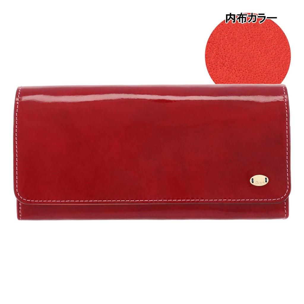 Long Wallet with Coin Purse Genuine Leather Grosso Red [Dakota] Women's DA-36464-30