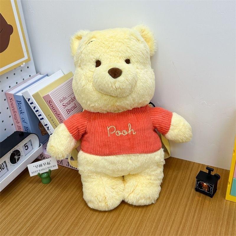 Lotso Plush Pooh Backpack With Durable Nylon Material Forgirls Teens And