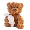 Niedlicher Umarmungs-Hase Teddybär Puppe Plüschtier Bärenumarmungs-Bär Puppe Kinder Beruhigungspuppe