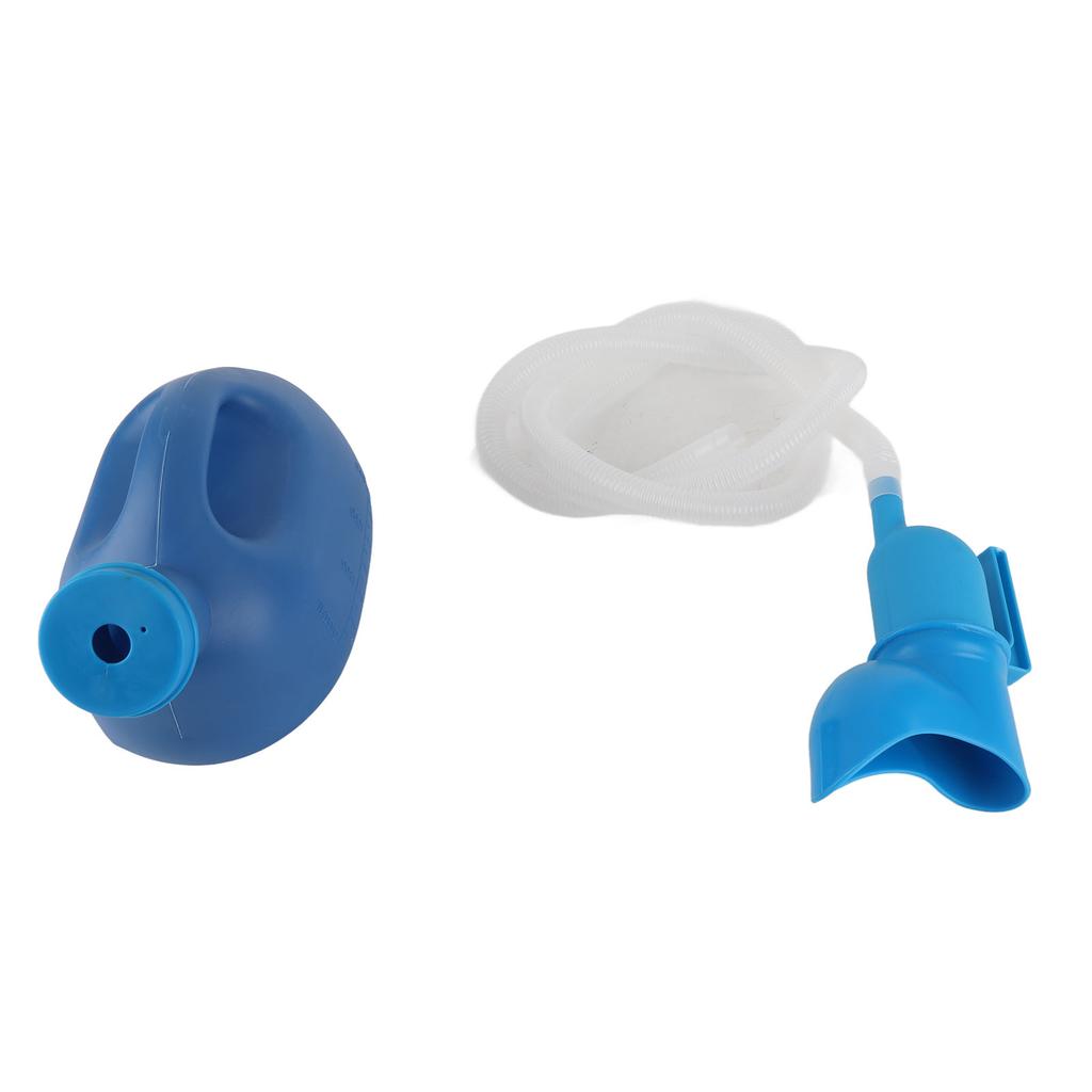Unisex Potty Urinal 2000ML Capacity Leakproof Urinal Bottle with Flexible Long Tube for Elderly