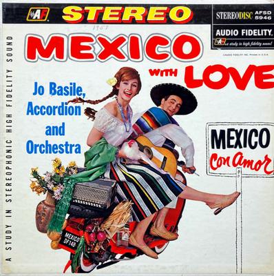 LP Record JO BASILE, ACCORDION & ORCHESTRA - Mexico With Love AFSD5946 Audio Fidelity 1962 US Pop Used