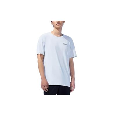 Loose Fit Solid Color Knitted Short Sleeve T-Shirt Men Tops Bright-Gray 952325104H-1