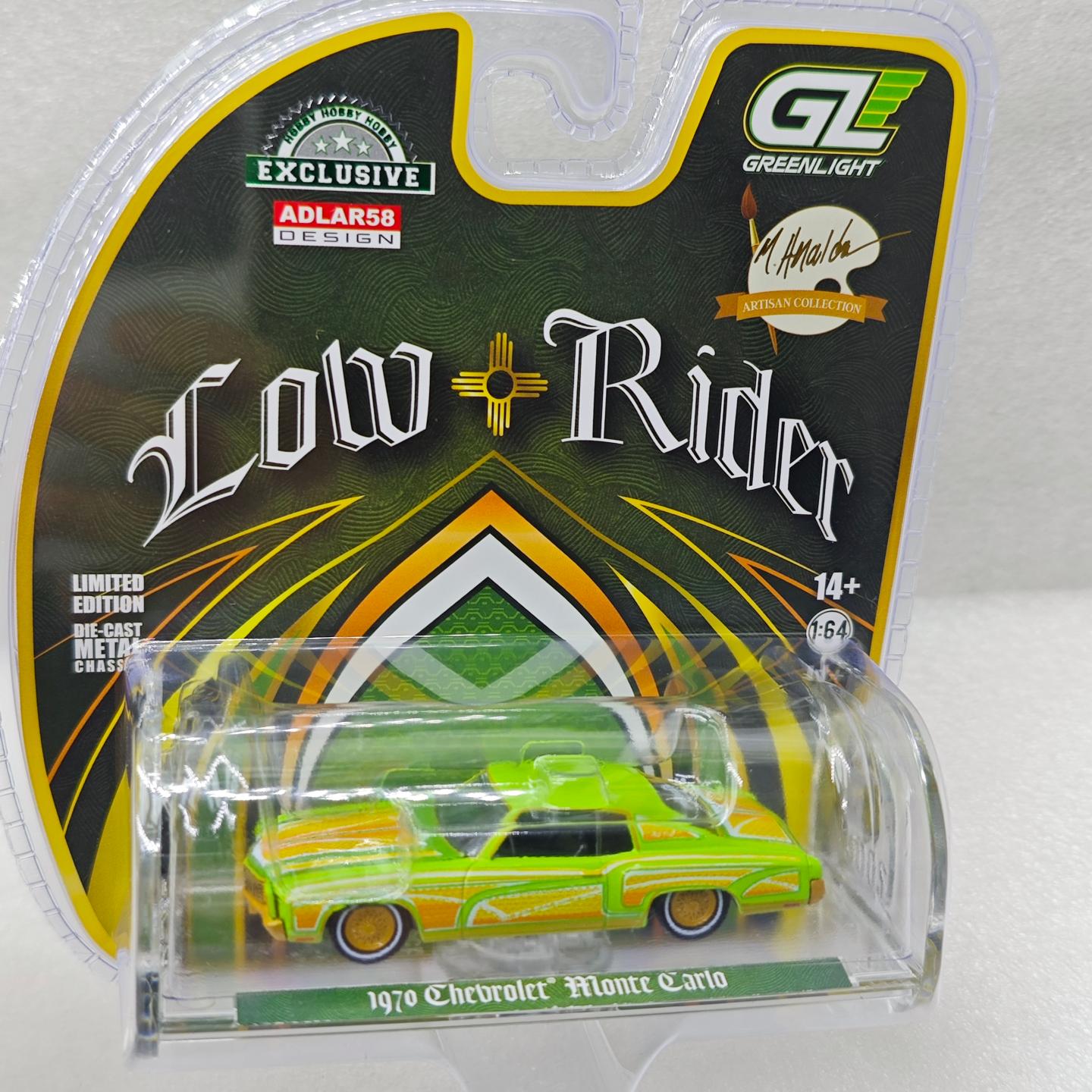 

GreenLight 1:64 1970 Monte Carlo Low lying car Alloy Mini Car Model Decoration Ornament Toy Gift