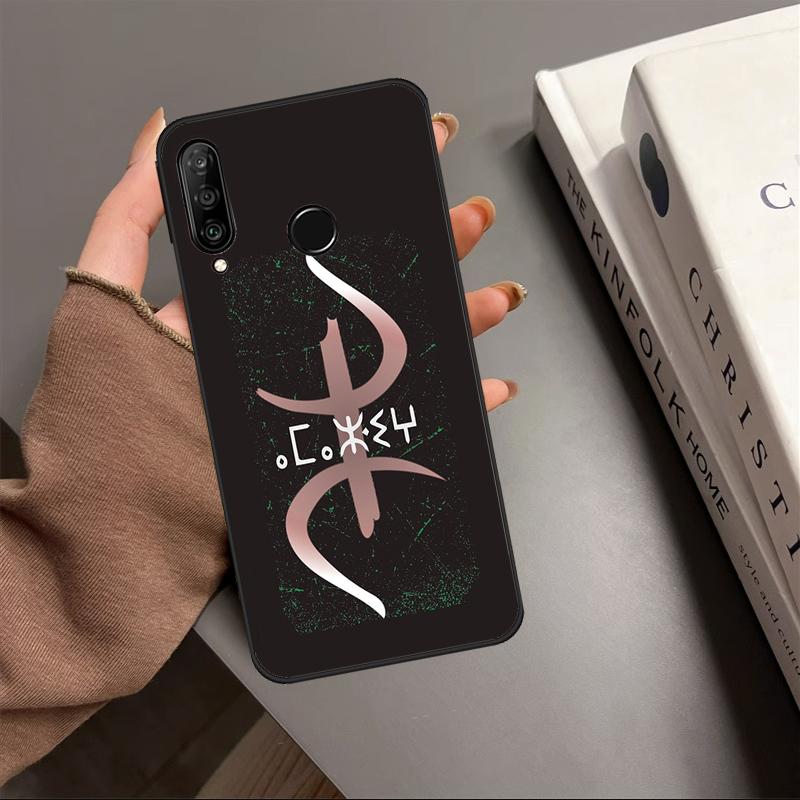 Amazigh Berber Flag For Huawei P30 P40 Lite P60 Pro Nova 10 9 SE 7i 8i 11i 12i 12s Y90 Y60 Y70 Y72 Y61 Y91 Case
