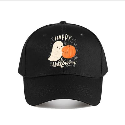 Cute Halloween Ghost Pumpkin Wall Decor Baseball Cap Fashion Unisex Sunhat Womens Outdoor Sports