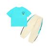 Trendy Summer Boys Outfit Thin Short Sleeve Set Mosquito Proof Pants Stylish Children Clothes