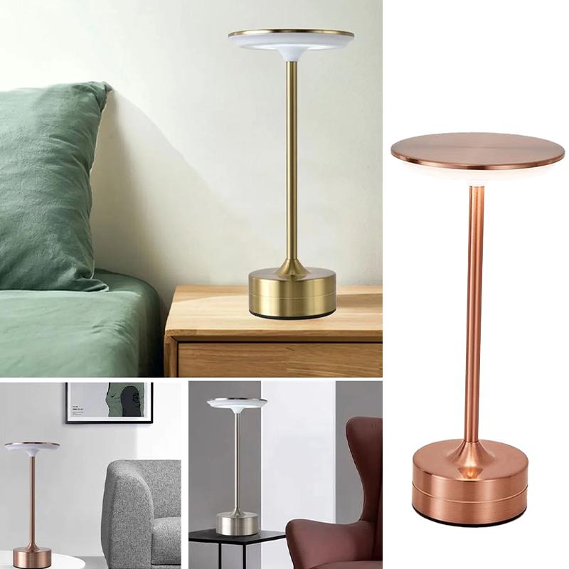 LED Tischlampe Touchsensor Nachtlicht USB Wiederaufladbar Tragbar Schlafzimmer Nachtlicht Kabellos Leselampe Restaurant Hotel Bar