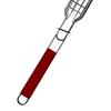 Mini Barbecue Grill Basket with Wooden Handles Non-Stick Rotisserie Cage for Chicken Vegetables