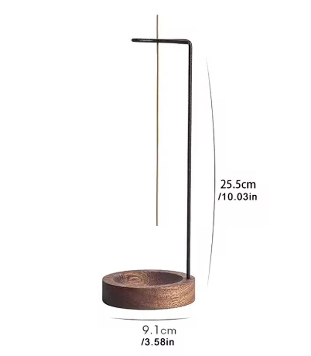

Incense Holder, Multi-Purpose Design Wooden Incense Burner ash Catchefor Home Decor Yoga Spa