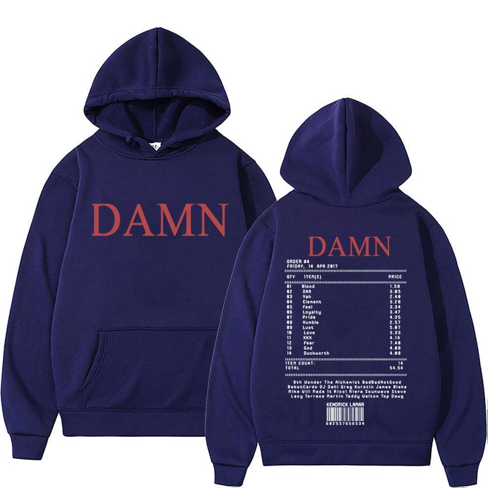 Rapp Kendrick Lamar Music Album Tracklist Print Hoodies