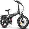 Skládací elektrokolo SAMEBIKE RS-A02 Pro 20 palců s baterií 48V15AH