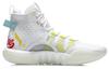Li Ning Badfive 2 Basketball Shoes Men's High Top Standard White/Dark Yellow/Light Blue ABFR001-3