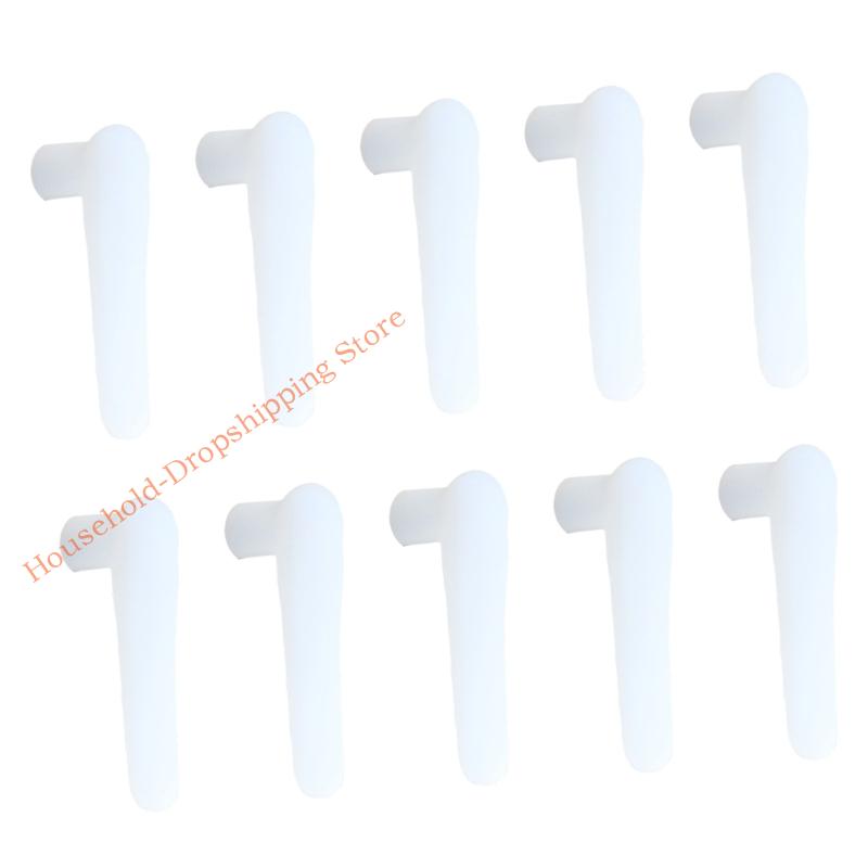 10 Elastomer Handle Canopies Against Fixed Not Slip Protectors For Office Homehealthcare Use 85AD