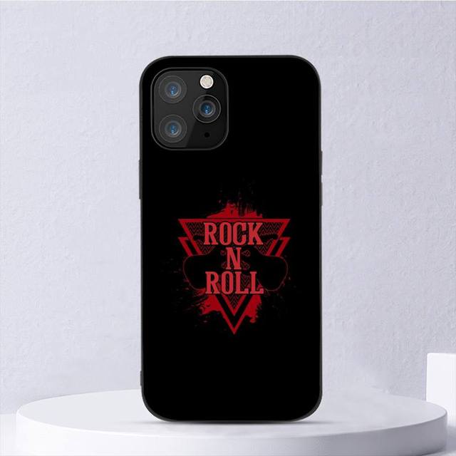 Pouzdro na telefon Rock N Roll Old School pro Iphone 11 12 Mini 13 14 Pro Xs Max X 8 7 6s Plus 5 Se Xr Shell