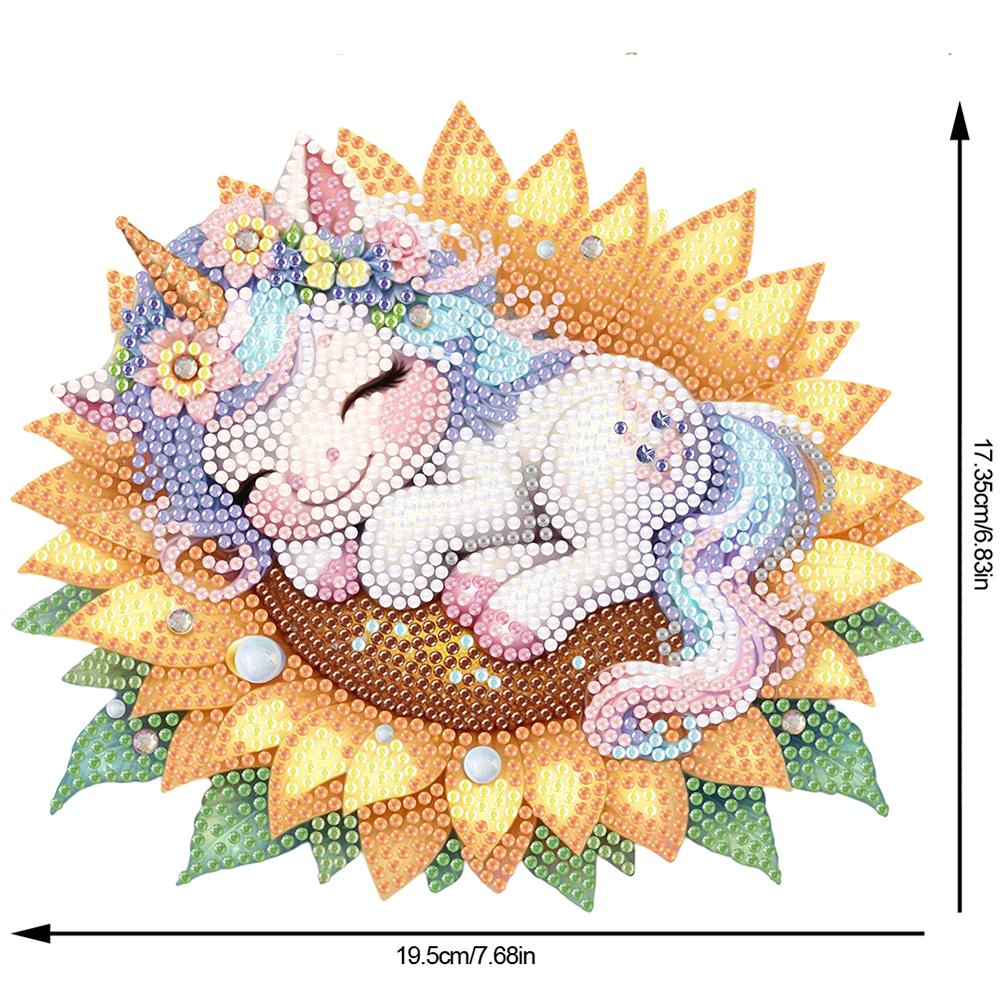 Single-Side Table Top Diamond Painting Ornament Kits Snail Unicorn Dragon 5D DIY Diamond Art Tabletop Decorations for Home Decor