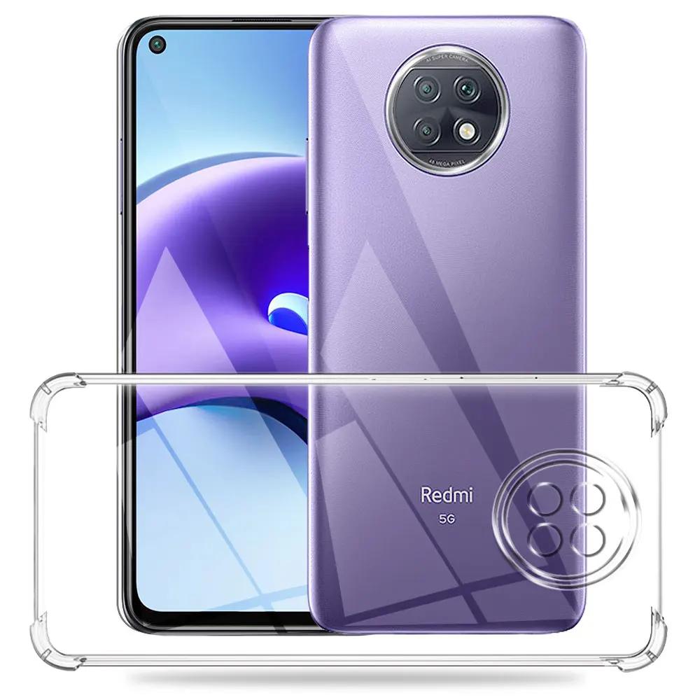 For Xiaomi Redmi Note 9T Case 6.53" Silicone Soft Shockproof Cover For Redmi Note 9T 5G Clear Case For Redmi Note9T Funda Coque