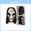 Premium Quality Halloween Black Long Hair Mask Full Head For Spooky Cosplay Parties
