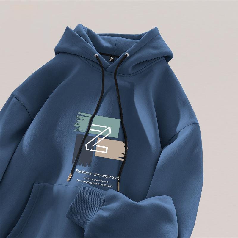 

2026 Men s Heavyweight Hoodie - Trendy Spring/Autumn Jacket for Teens & Boys XXXL