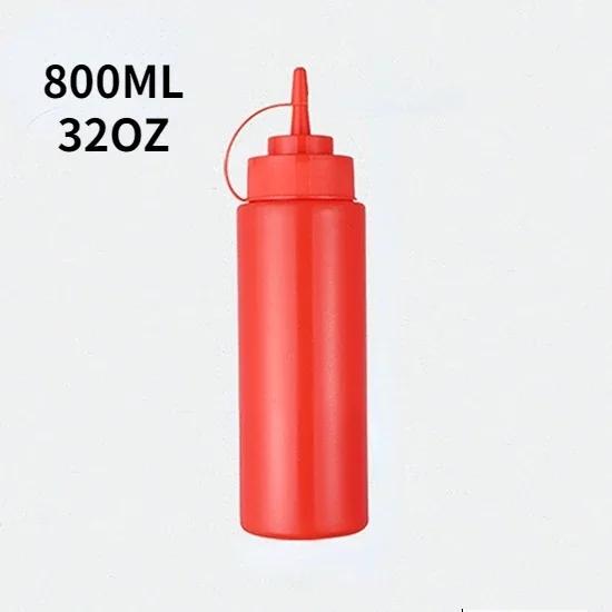 Butelki do wyciskania na przyprawy 250ML/360ML/450ML/650ML/800ML na keczup, musztardę, majonez, ostre sosy, butelki na oliwę z oliwek, gadżet kuchenny
