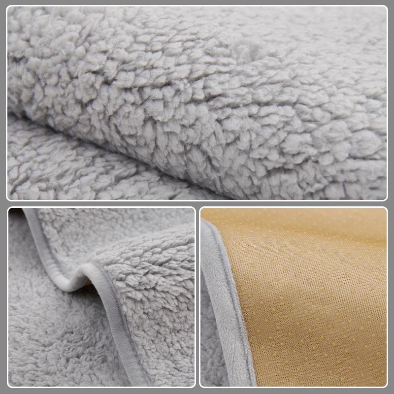 Sherpa Plüsch Anti-Rutsch Sofabezug Deko Weiches Sofa Handtuch Couch Kissen 1/2/3/4 Sitzer für Wohnzimmer Moderne Möbel Schutz