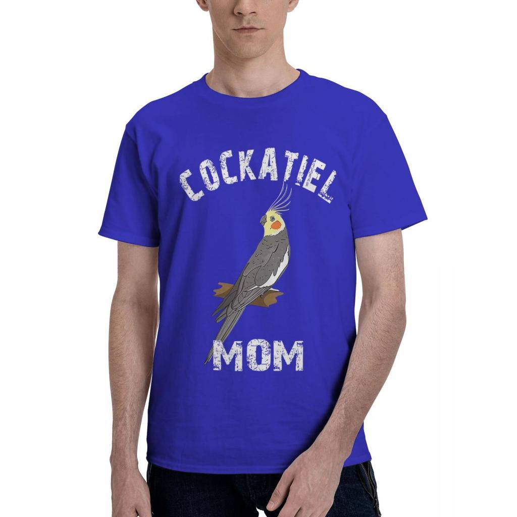 Cockatiel Mom Gift Cockatiel Parrot Bird Owner Gifts 100 Cotton Casual Breathable Confortable Vintage Designer Clothes Men Men