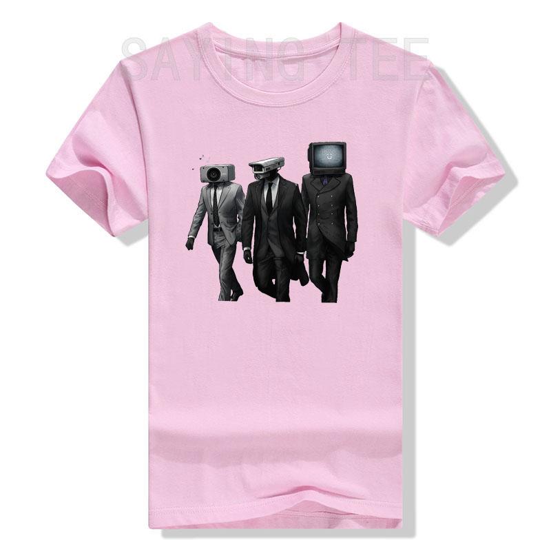 Cameraman, Speakerman, TVman, Skibidi Toilet Meme Game Gifts T-Shirt Humor Funny Graphic Tee Tops Short Sleeve Blouses Apparel