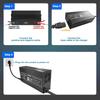 14.6V 20A Lithium Iron Phosphate Battery Charger 4S 12V LiFePO4 Charger with XT60/Anderson/Alligator Clips For Solar RV Marine