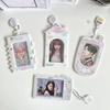 PVC Card Holder with Phone Pendant - Cute Photo, School & ID Card Storage Wallet