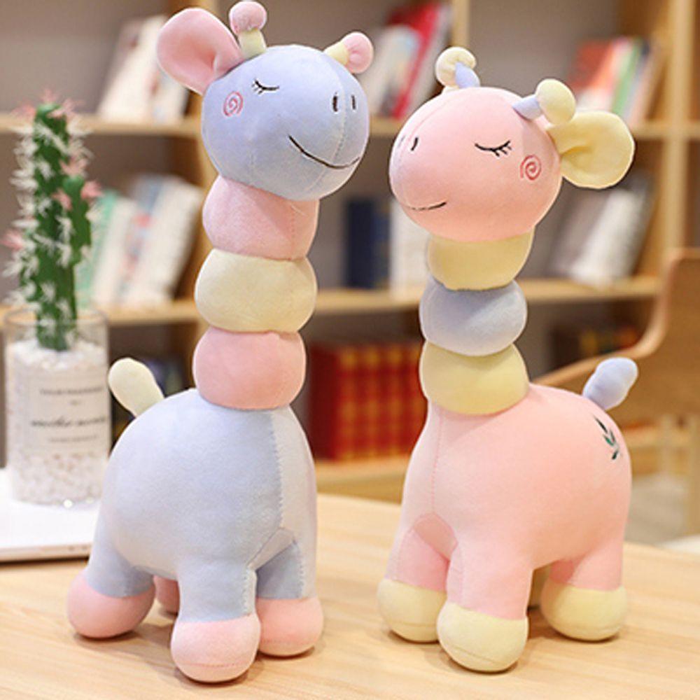 Soft Toy Animal Dolls Candy Color Giraffe Giraffe Plush Toy Giraffe Plush Doll Giraffe Stuffed Toy