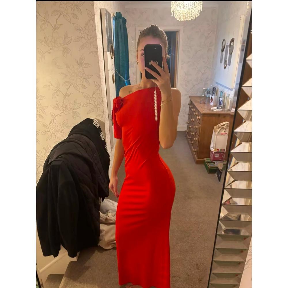 Móda Solid O Neck Bez rukávů Patchwork Sexy Bodycon Maxi Plesové šaty Letní Ženy Oblečení Party Festival Club Y2K