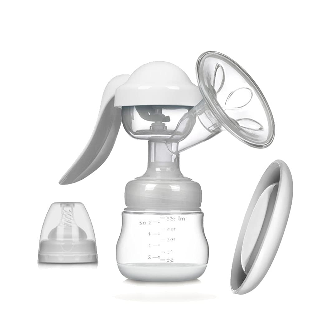 

This manual breast pump with two settings for direct breastfeeding is safe and practical for mothers (BPA-free).