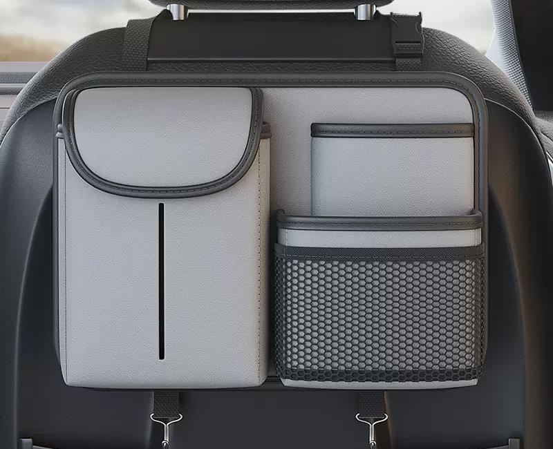 2025 Neue Autositz-Rücken-Aufbewahrungs-Organizer-Tasche Universelle Multifunktions-Aufbewahrungsbox Tasche zum Verstauen und Aufräumen Auto-Styling Nappa