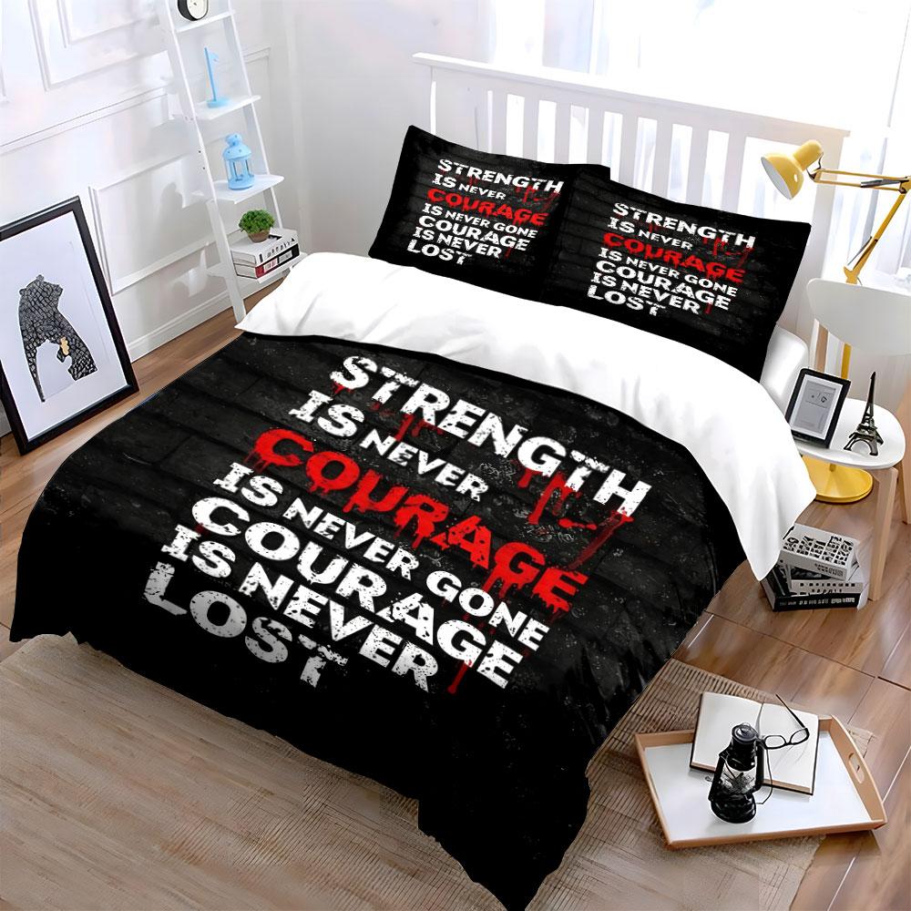 Bold text motivational quote. Bedding sets Duvet cover sets Duvet covers Pillowcases(1 * Duvet Cover 2 * Pillowcases without duvet insert)