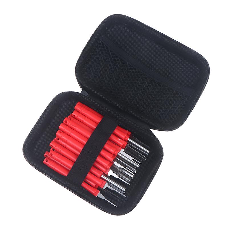21Pcs Car Terminal Removal Tool Kit Auto Electrical Connector Pin Extractor Wire Crimp Removal Tool For Wiring Harness Repair