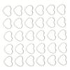 30pcs Hollow Frame Pendants Resin Craft Open Bezels Jewelry Necklaces Earrings Making Supplies