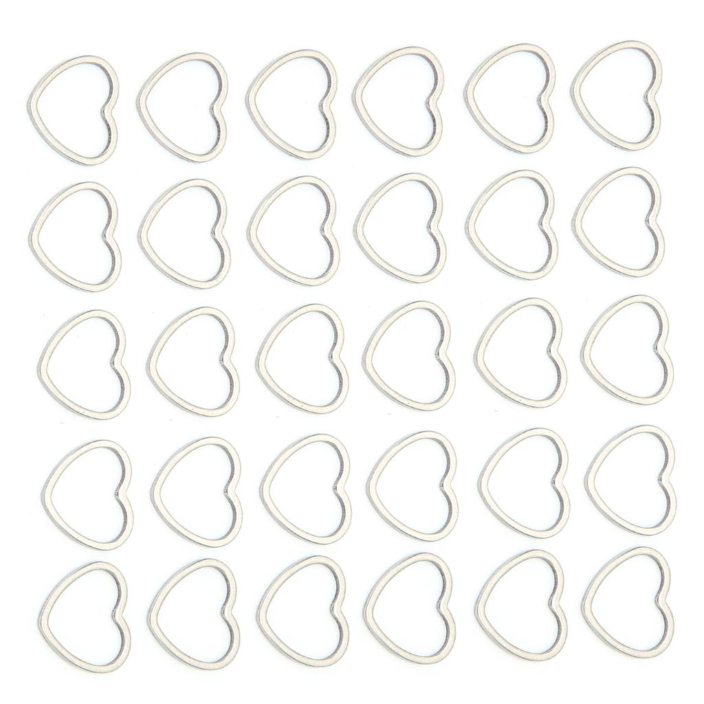 30pcs Hollow Frame Pendants Resin Craft Open Bezels Jewelry Necklaces Earrings Making Supplies