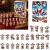 Decorative Ornaments for Backpacks Keys Christmas Cow Ornament Advent Calendar 2026 24 Days 2D Acrylic Hanging Pendant Cute Shaped Tree Countdown
