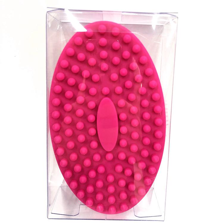 Baby Silicone Bath Brush - Soft Shampoo and Sensory Tactile Brush for Kids.