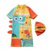 Uv Upf 50+ Swimsuit For Boys 80-86 1-2 Years Old Yellow