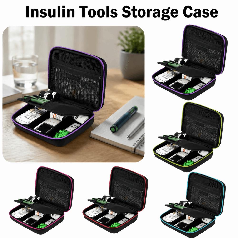 Shockproof Insulin Vial Carrying Box Waterproof Insulin Pen Protective Box  for Home