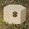 Sechseckige Aufbewahrungsbox aus Holz für Schmuck, Hochzeitsgeschenk-Box, Schmuck-Display