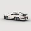 196pcs White City Car Vehicle Racing Car Brick, Racing Super Tech Car Model, Creative Educational Toy