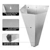 Heavy Duty Chicken Restraint Funnel Cone For Hens Turkeys Broilers Flat Back Wall Mount Design Feathered Damage Prevent